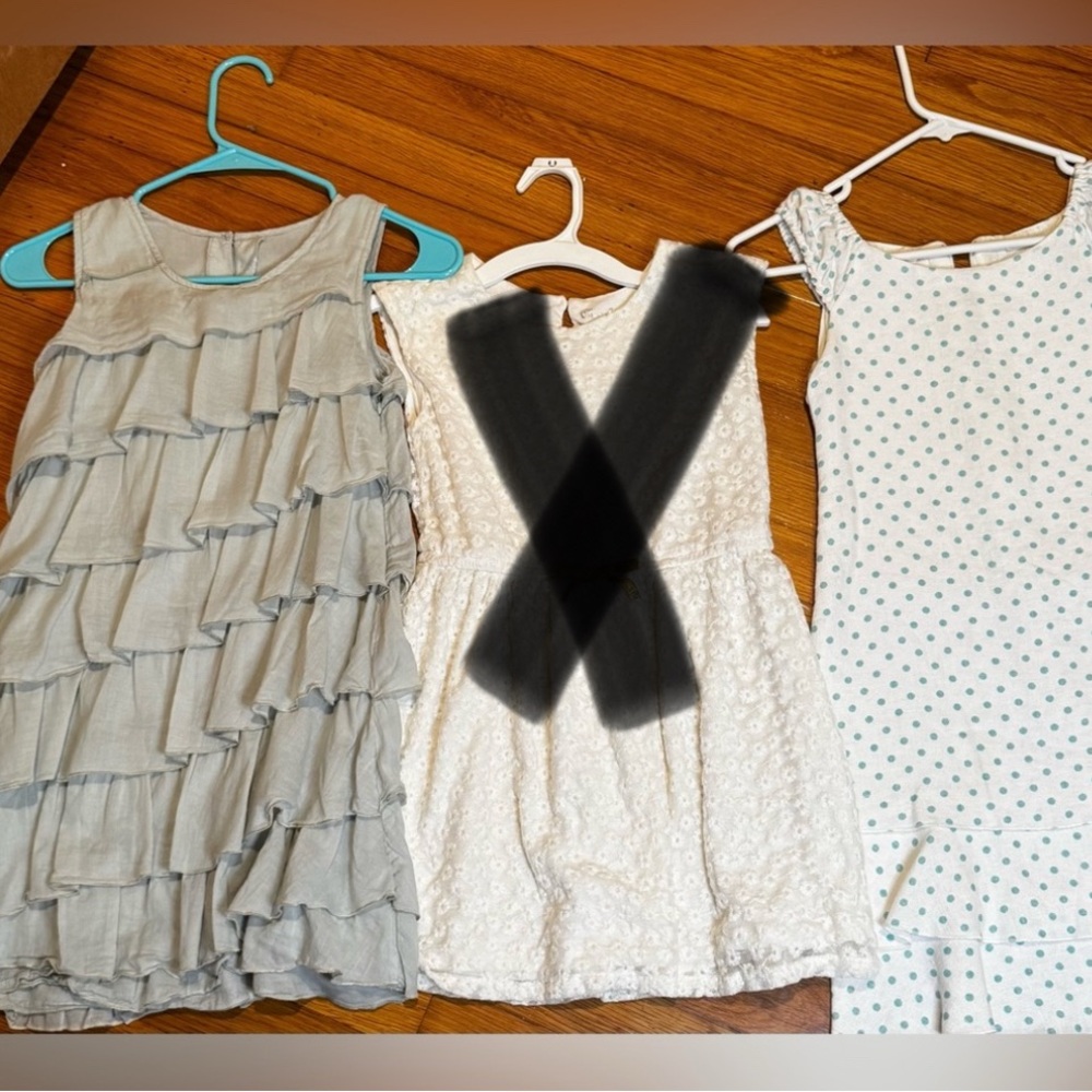 Lot Of 2 Girls Dresses: neutral 8 Wheat, Malley Too, great for spring